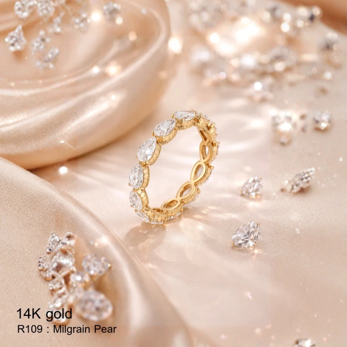 [R109] : Milgrain Pear